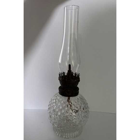 Nasco Japan Mini Oil Lamp Hobnob Clear - Picture 1 of 10